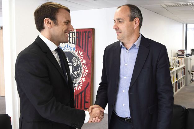 Emmanuel Macron et Laurent Berger
