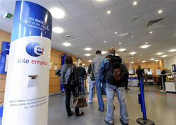 File d'attente au Pôle Emploi