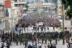 Manifestation à Madagascar