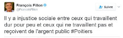 Tweet François Fillon